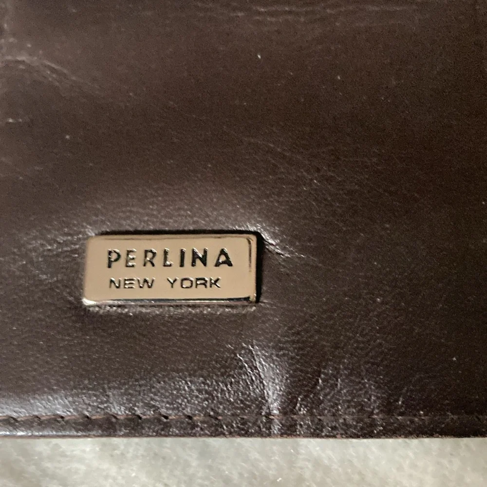 Perlina Rich Brown Leather Wallet